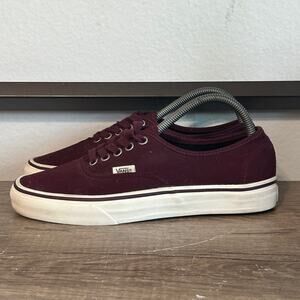 Vans Era Men's Athletic Skate Shoes Sneakers Size 7.5 Burgundy